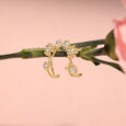 Dewdrop Daisy Diamond bracelet Earrings,,hi-res view 1