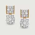 Eternal Bond Gold and Diamond Stud Earrings,,hi-res view 3
