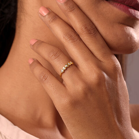 Radiant Love 14KT Gold & Diamond Ring