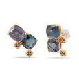 Serenade Sparkles  14KT London Blue Topaz Stud Earrings,,hi-res view 3