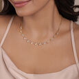 Glam Garden 14 Kt Gold and Diamond Necklace,,hi-res view 2