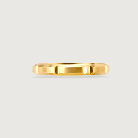 Solidarity Band 18KT Gold Couple Ring-Single Piece