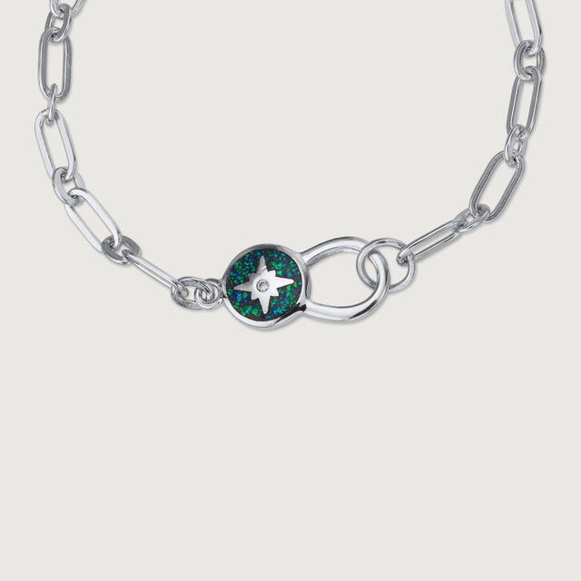 Starry Ocean Silver Bracelet,,hi-res image number null