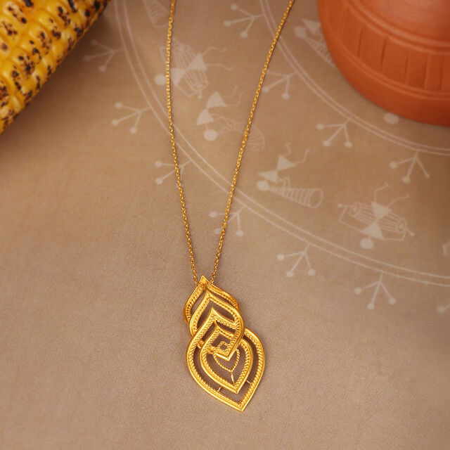 Wild at heart 22KT Gold Pendant,,hi-res image number null