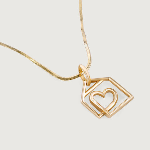 Heart of Home Gold Pendant