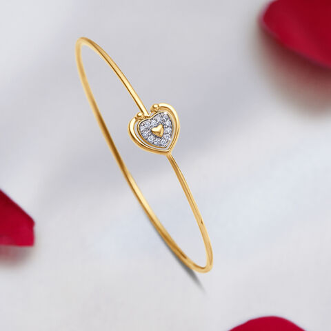 14KT Yellow Gold Little Joys Diamond Bangle