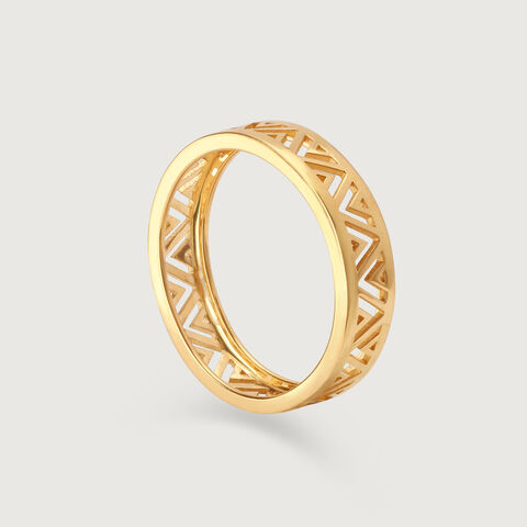 Warli Whirlwind 22KT Gold Finger Ring