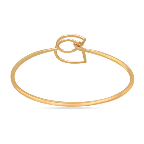 14KT Yellow Gold Interwoven Elegance Bangle