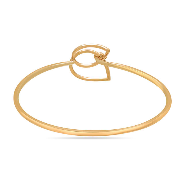 14KT Yellow Gold Interwoven Elegance Bangle,,hi-res image number null
