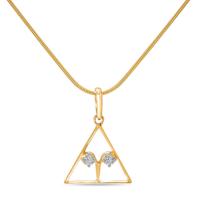 14KT Yellow Gold Aries Pendant,,hi-res image number null