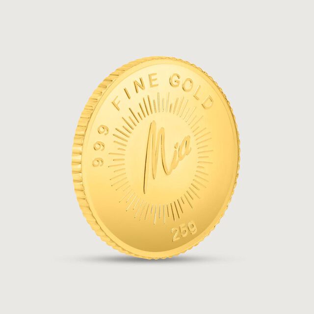 25 GM 24 Karat Lotus Gold Coin,,hi-res image number null