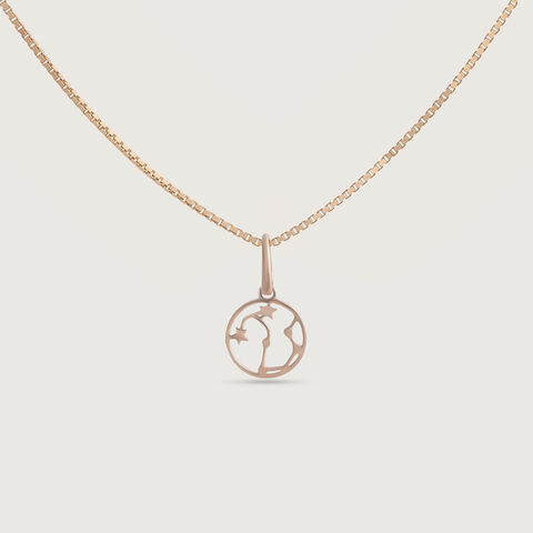 14kt  Rose Gold Scorpio Birthstone Pendant