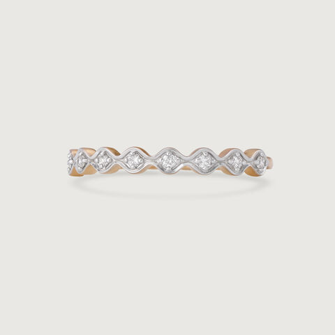 Eternal Love 14KT Gold & Diamond Finger Ring