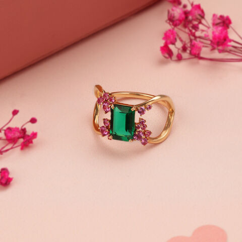 14KT Yellow Gold Sweet Hurricane Ring