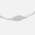 Leafy Shine Silver Bracelet,,hi-res view 4