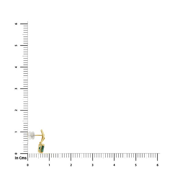 14KT Yellow Gold Mint Julep Drop Earrings,,hi-res image number null