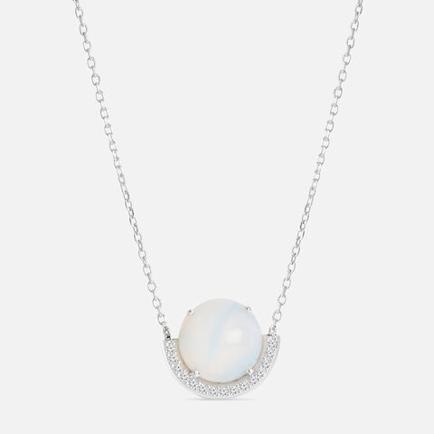 Blue Dream Silver Necklace