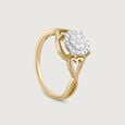 Twilight Circle Gold & Diamond Ring,,hi-res view 4