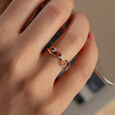 Stunning Glamour Gold & Diamond Finger Ring,,hi-res view 1