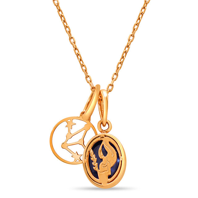 14KT Rose Gold Virgo Birthstone Pendant,,hi-res image number null