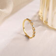 Interwoven Grace Gold & Diamond Finger Ring,,hi-res view 1