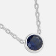 Blue Wave Silver Necklace,,hi-res view 4