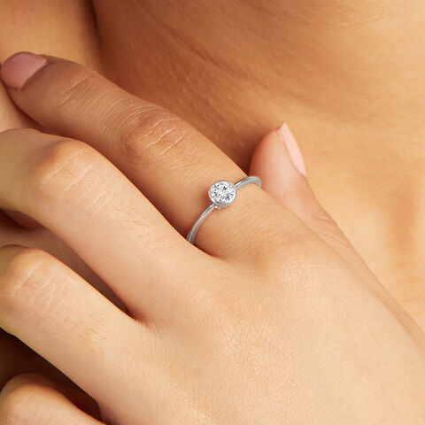 Modern Minimal Silver Finger Ring