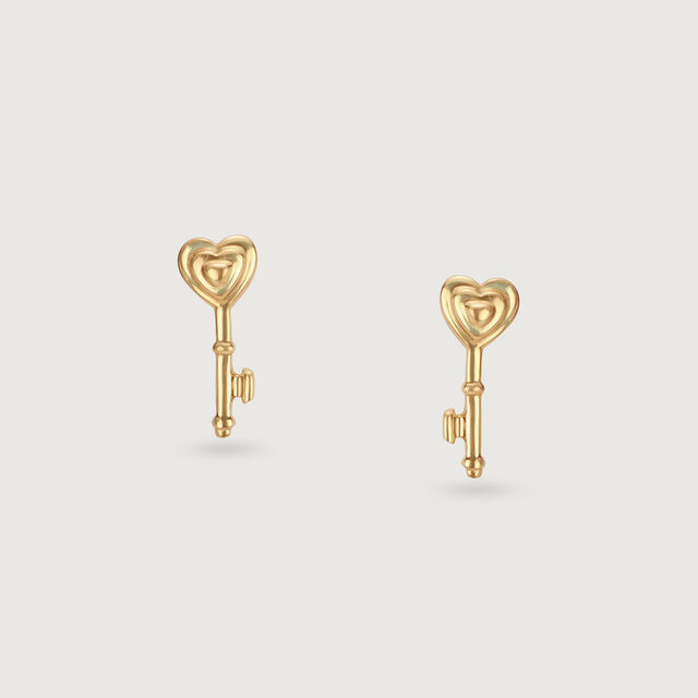 Love Key 14 Kt Gold Necklace Set,,hi-res image number null