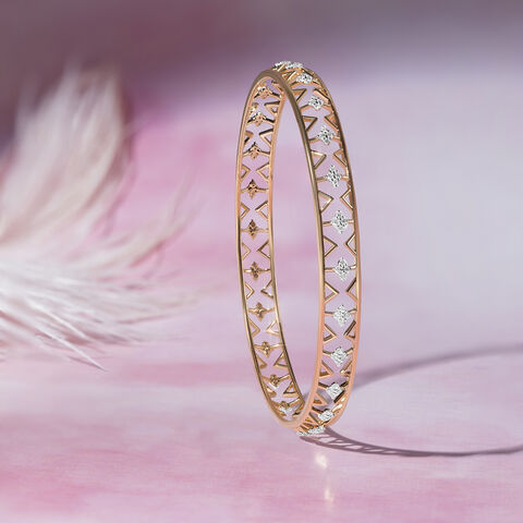 Lippan Brilliance Gold & Diamond Bangle