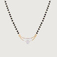 Celestial Embrace Gold and Diamond Mangalsutra,,hi-res view 3