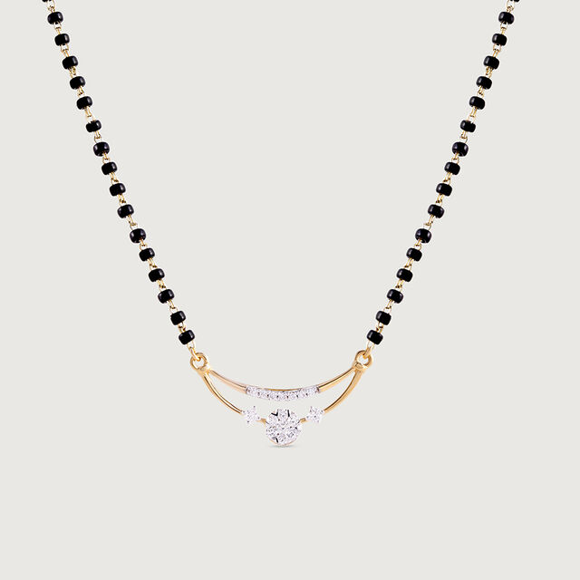 Celestial Embrace Gold and Diamond Mangalsutra,,hi-res image number null