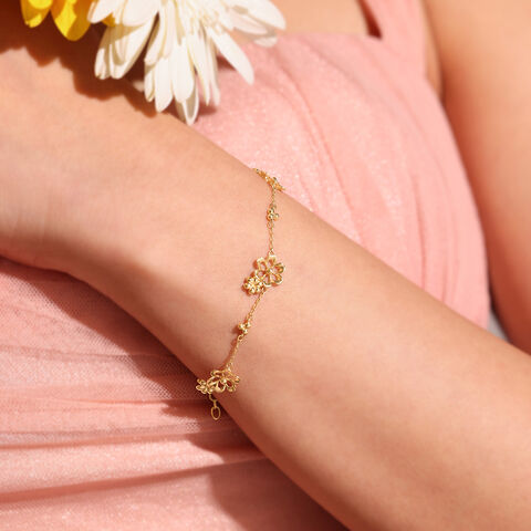 Flutter Bloom Gold Bracelet