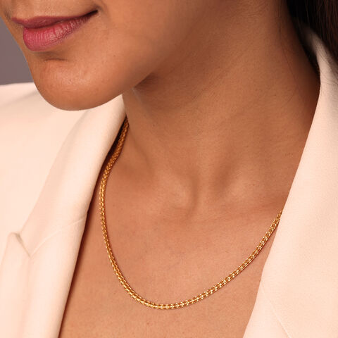 Dazzling Dangler 22 Kt Gold Chain