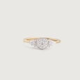 Vow Story Gold & Diamond Finger Ring,,hi-res view 2