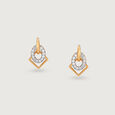 Eternal Harmony Diamond & Gold Stud Earrings,,hi-res view 3