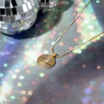 Disco Inferno Gold Pendant,,hi-res view 1