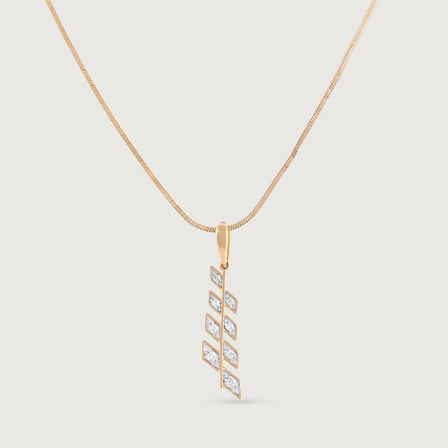 Electric Sequin Gold & Diamond Pendant,,hi-res image number null