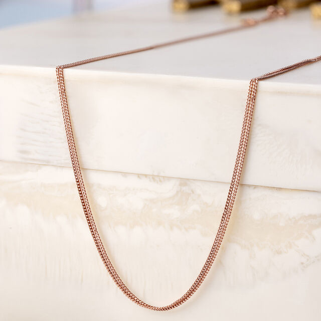 Double Link Rose Gold Chain,,hi-res image number null