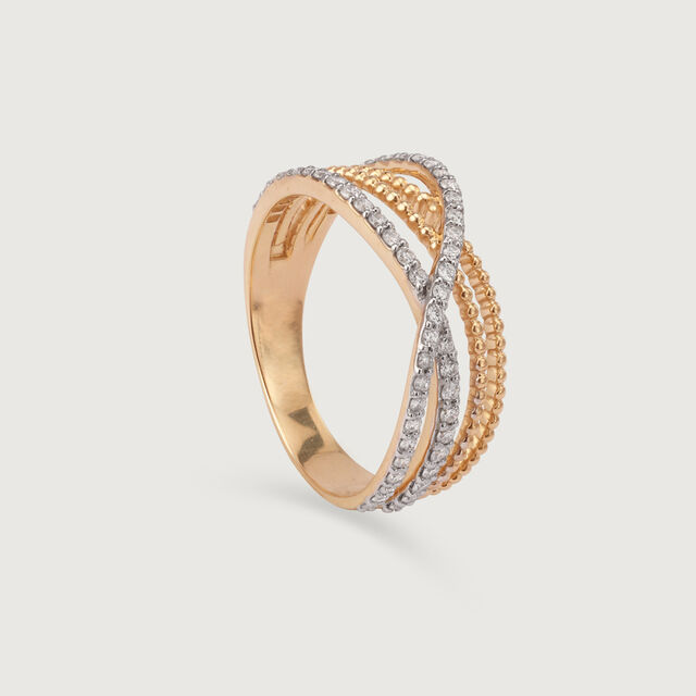 Infinite Shimmer 14KT Gold & Diamond Ring,,hi-res image number null