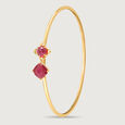 Crimson Clinks  14KT Ruby Bangle,,hi-res view 3