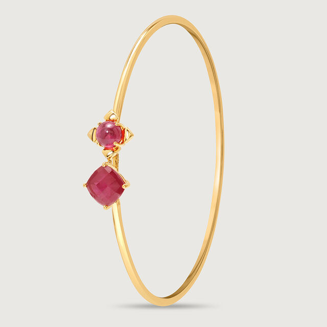 Crimson Clinks  14KT Ruby Bangle,,hi-res image number null