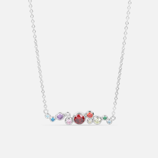 Vivid Harmony Silver Necklace,,hi-res image number null