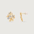 Butterfly Garden Diamond Stud Earrings,,hi-res view 4