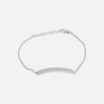 Shimmering Bar Silver Bracelet,,hi-res view 2