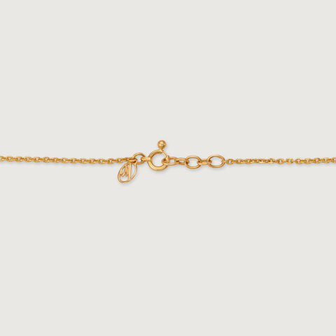 Graceful Allure 14 Kt Gold & Pearl Necklace