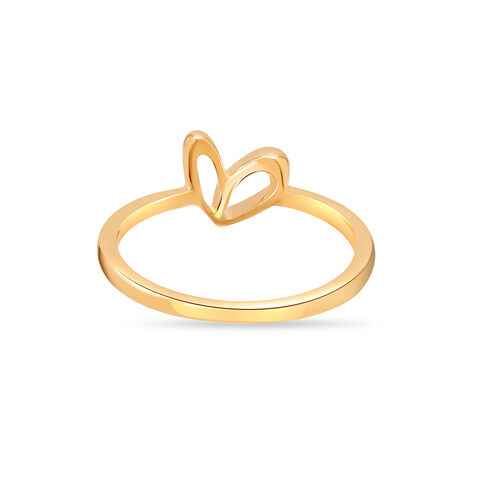 14KT Yellow Gold Rare Love Finger Ring