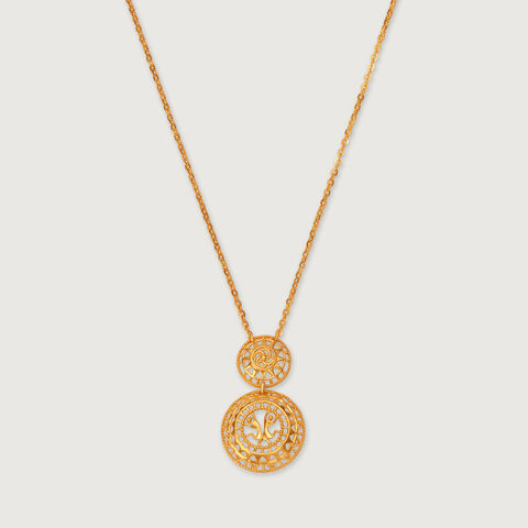 Warli Echoes 22KT Gold Necklace