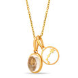 14KT Rose Gold Aries Birthstone Pendant,,hi-res view 3