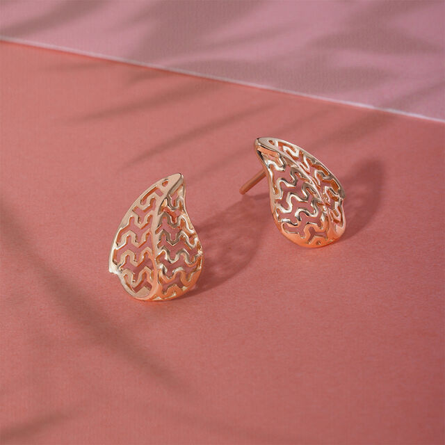 14KT Yellow Gleaming Harvest Stud Earrings,,hi-res image number null