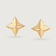 Star struck Symphony 14KT Gold Stud Earrings,,hi-res view 4